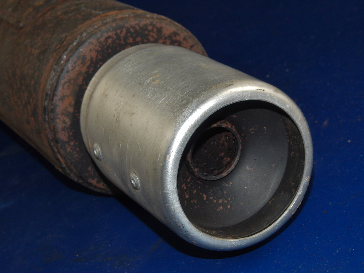 1990's YAMAHA XT600 MARVING MUFFLER EXHAUST PIPE VINTAGE AAA-11 THUMPER - MotoRaider