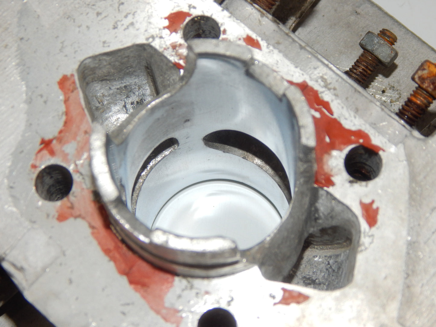 1970's MINARELLI 50cc CYLINDER MOTOR JUG TOP END ENGINE BORE 38.64mm ITALY - MotoRaider