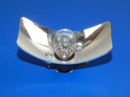 C.E.V 44386 REAR TAIL STOP LIGHT SOCKET REFLECTOR+BULB 5/21W MOTORYCLE SCOOTER - MotoRaider