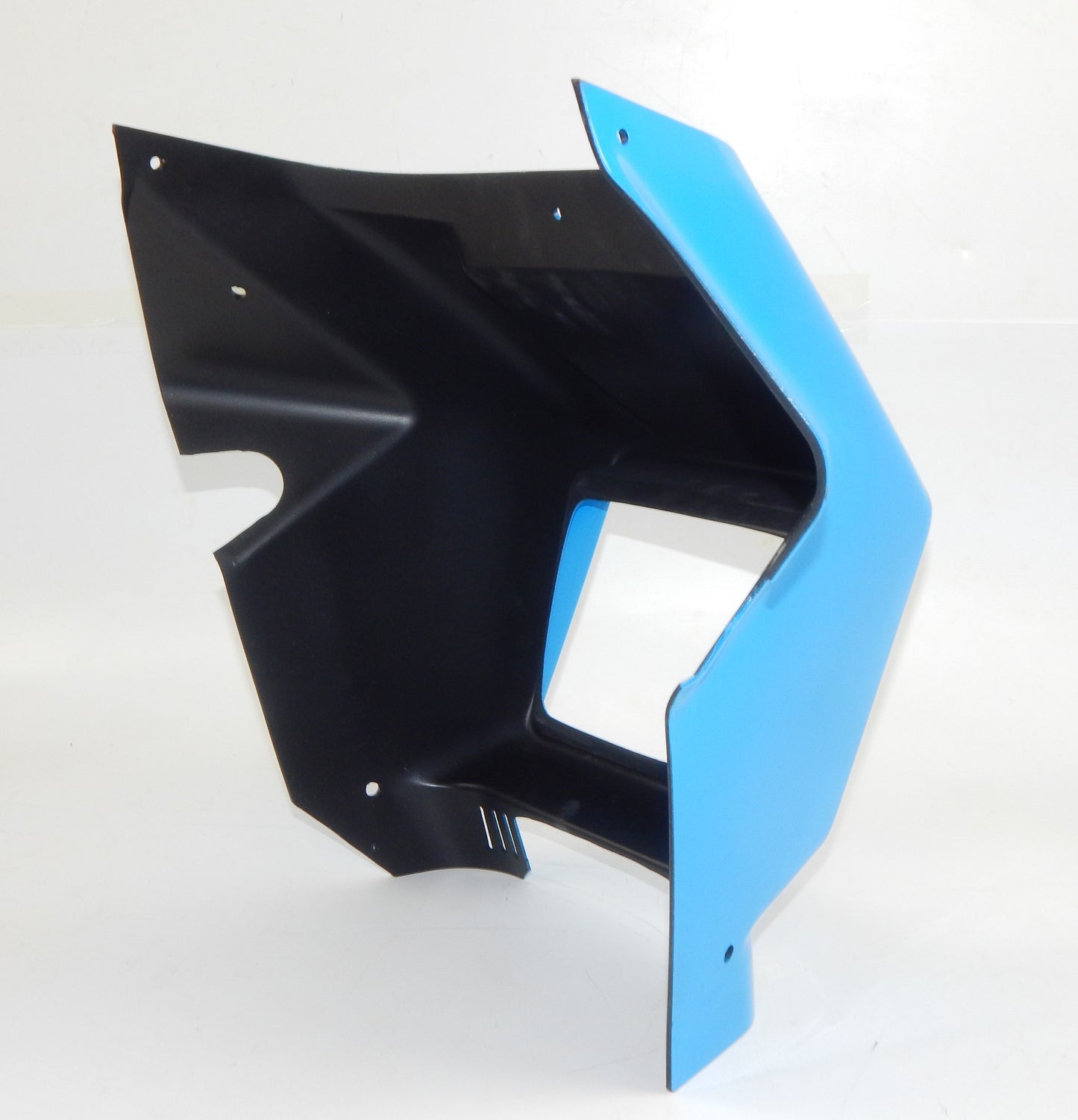 IC ITALCASCHI FIBERGLASS FAIRING COWLING BLUE SUZUKI DR 600 18x15" VINTAGE ITALY - MotoRaider