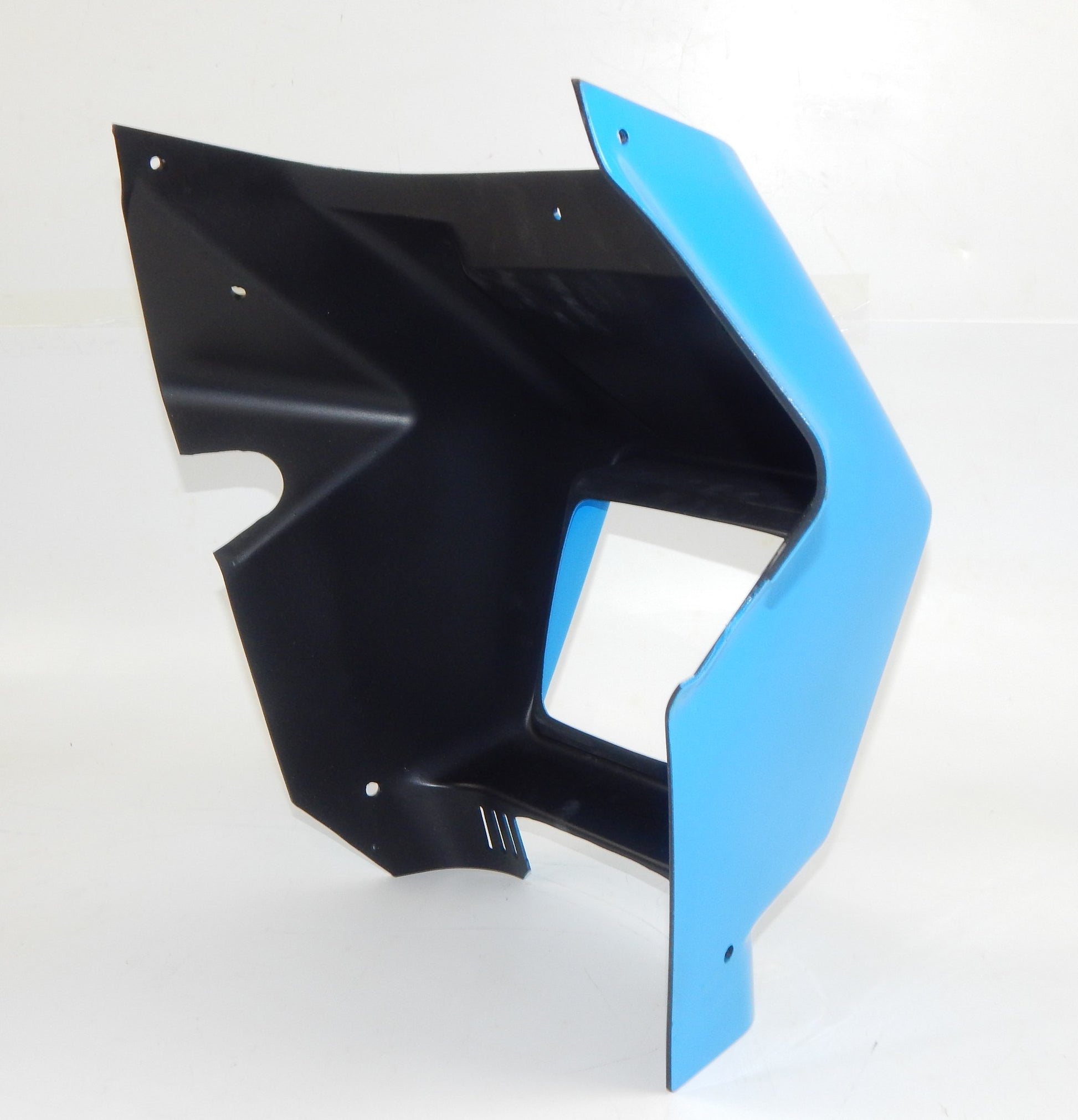 IC ITALCASCHI FIBERGLASS FAIRING COWLING BLUE SUZUKI DR 600 18x15" VINTAGE ITALY - MotoRaider