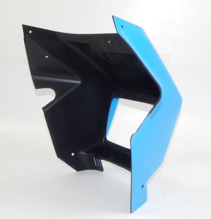 IC ITALCASCHI FIBERGLASS FAIRING COWLING BLUE SUZUKI DR 600 18x15" VINTAGE ITALY - MotoRaider