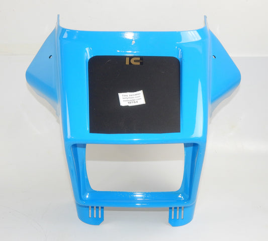 IC ITALCASCHI FIBERGLASS FAIRING COWLING BLUE SUZUKI DR 600 18x15" VINTAGE ITALY - MotoRaider