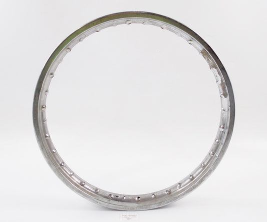 TAKASAGO CHROME STEEL WHEEL RIM 1.40x16 3L 203 36 SPOKES YAMAHA SUZUKI KAWASAKI - MotoRaider