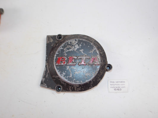 1970's VINTAGE BETA CR RC 125 RIGHT ENGINE MOTOR IGNITION GENERATOR SIDE COVER - MotoRaider