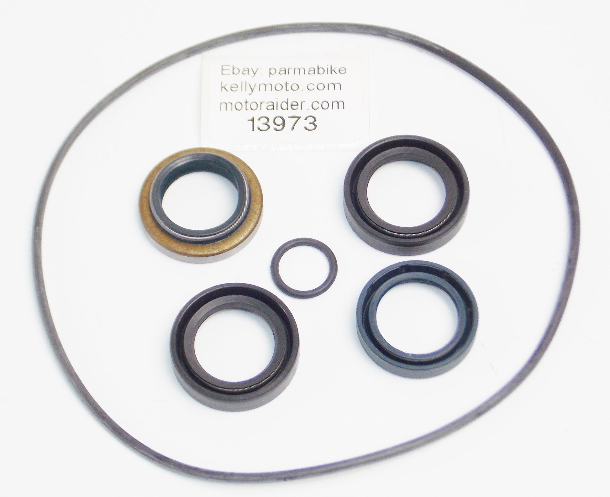 LAVERDA ZUNDAPP 1981 125 LZ1 MOTOR ENGINE OIL GASKET SEAL SET 55211000 55 211 00 - MotoRaider