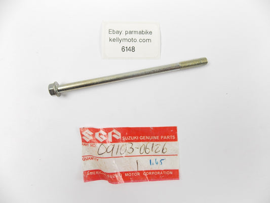 NOS OEM SUZUKI 1989-1991 RM125 1997-2003 TL1000 BOLT CRANKCASE COVER 09103-06126 - MotoRaider