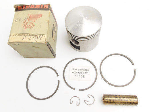 DINAMIN PISTON + RINGS + PIN + CLIPS SET CPL. 60.8 mm PARILLA MOTOR ENGINE 150cc - MotoRaider