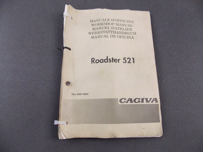 NOS OEM CAGIVA ROADSTER 521 WORKSHOP MANUAL SHOP BOOK 800070264 - MotoRaider