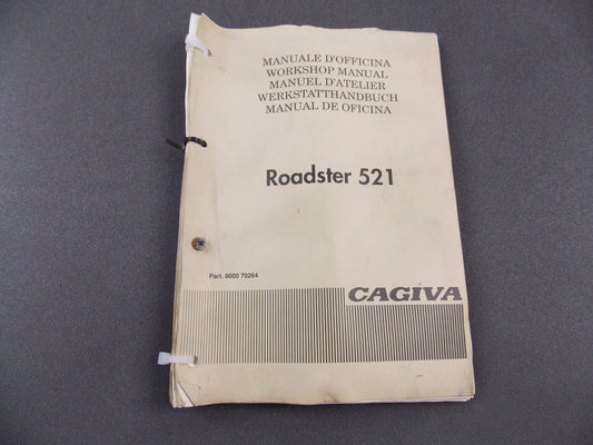 NOS OEM CAGIVA ROADSTER 521 WORKSHOP MANUAL SHOP BOOK 800070264 - MotoRaider
