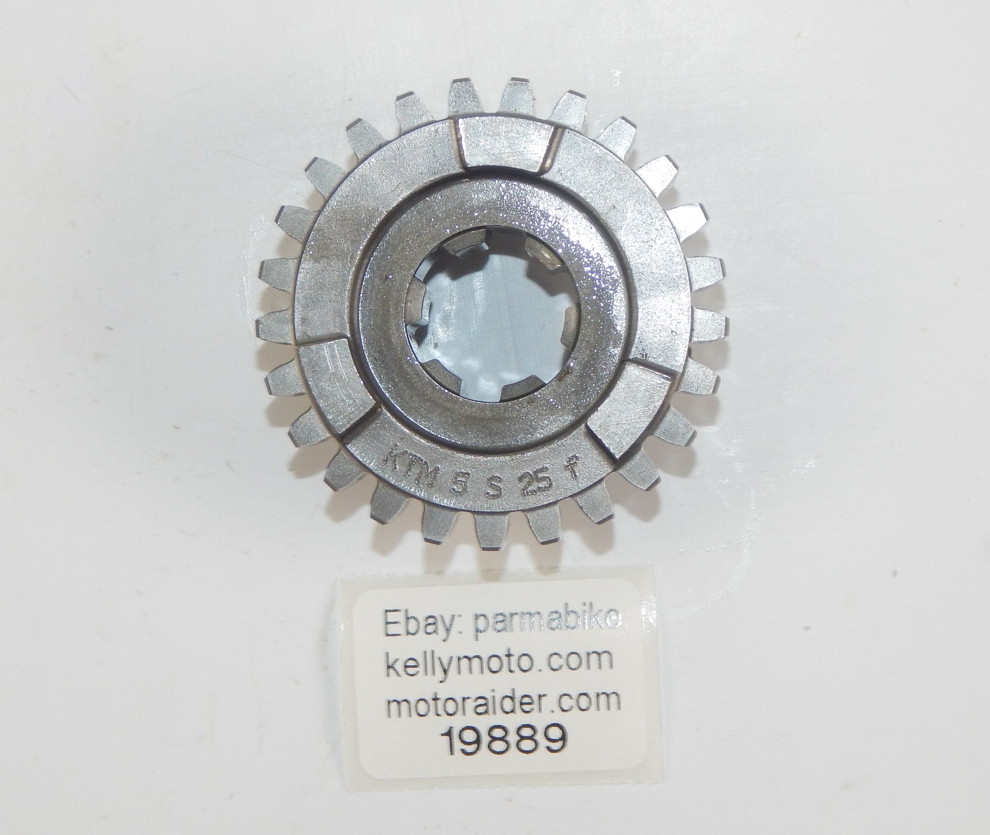OEM KTM 1999/04 125SX(EU)  2001 125EXC(EU) 5th SLIDING GEAR 25T. STAMPED "5S25" - MotoRaider
