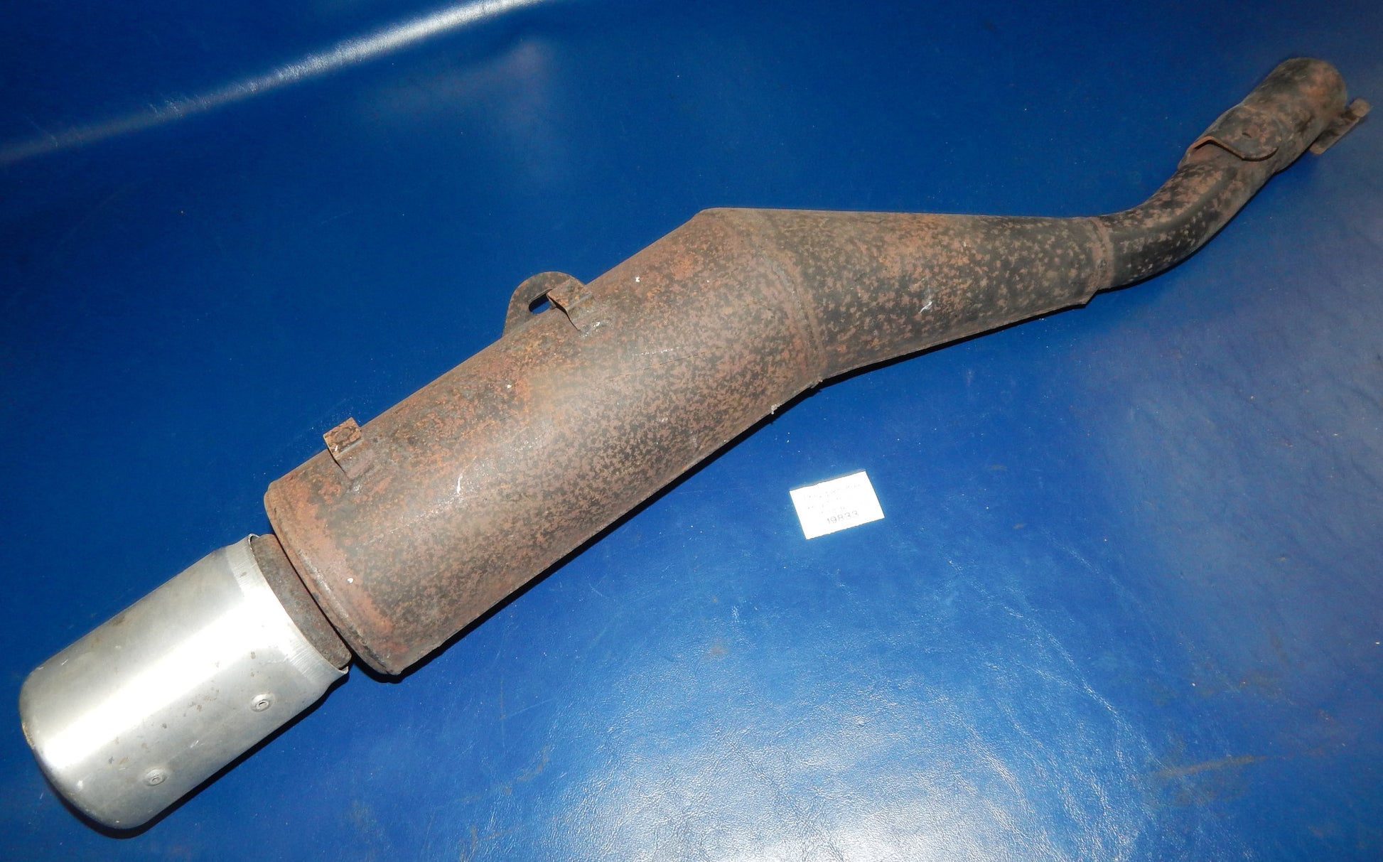 1990's YAMAHA XT600 MARVING MUFFLER EXHAUST PIPE VINTAGE AAA-11 THUMPER - MotoRaider