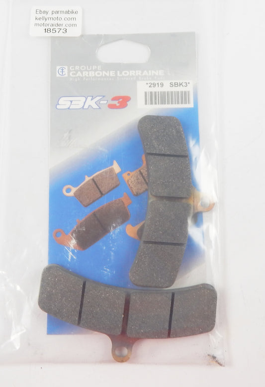 CARBONE HIGH PERFOMANCES SINTERED MOTORCYCLE BRAKE PADS 2919 SBK3 ROAD RACING - MotoRaider