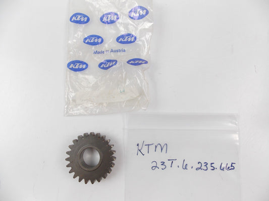 NOS OEM KTM 348 GS-A TRANSMISSION 5th GEAR 23 T. 6.235.665 - MotoRaider