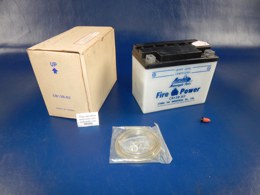 FIRE POWER MOTORCYCLES BATTERY CB12B-B2 SNOWMOBILE QUAD MOPED ATV - MotoRaider
