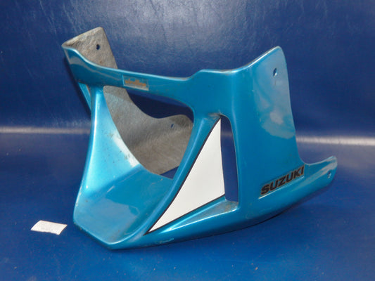 1980's SUZUKI GS GSX WINDLINE FIBERGLASS LOWER FAIRING ENGINE SPOILER COWL BLUE - MotoRaider