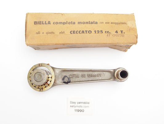 NOS CFM PISTON CONNECTING ROD + BEARING + PIN CECCATO 125 4-STROKE SERIE 3 MOTOR - MotoRaider