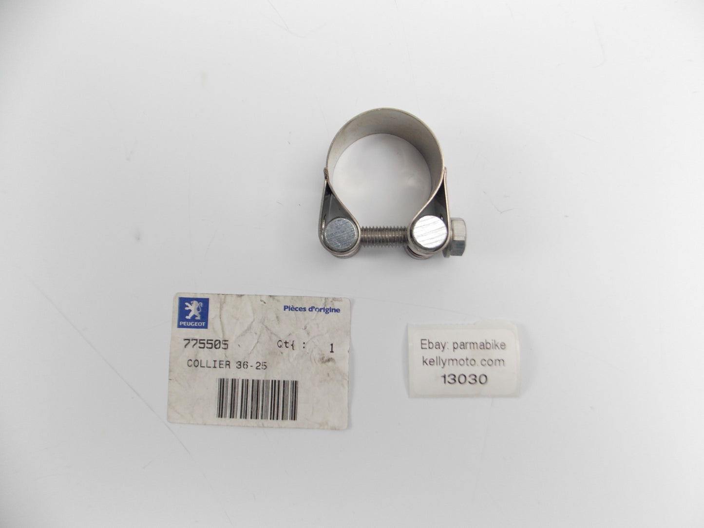 OEM PEUGEOT 2012 SAT 2 125 EXHAUST TUBE CLAMP CLIP 36/367-25 COLLAR 775505 - MotoRaider