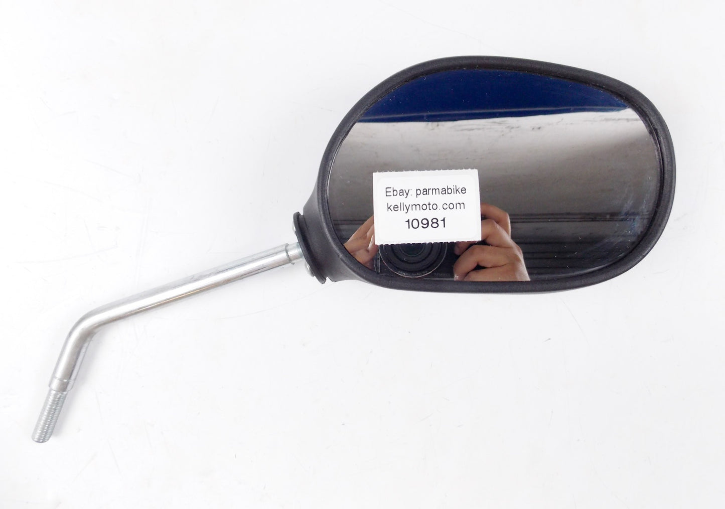 FAR 0052850 MOTORCYCLE SCOOTER MOPED RIGHT SIDE VIEW MIRROR BLACK - MotoRaider