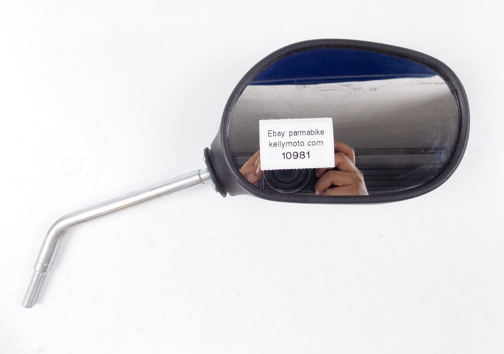 FAR 0052850 MOTORCYCLE SCOOTER MOPED RIGHT SIDE VIEW MIRROR BLACK - MotoRaider