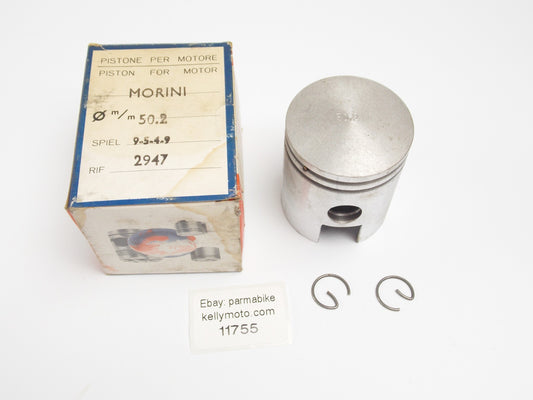 NOS ASSO WERKE 2947 PISTON + CLIPS D. 50.2 FRANCO MORINI 9-5-4-9 - MotoRaider