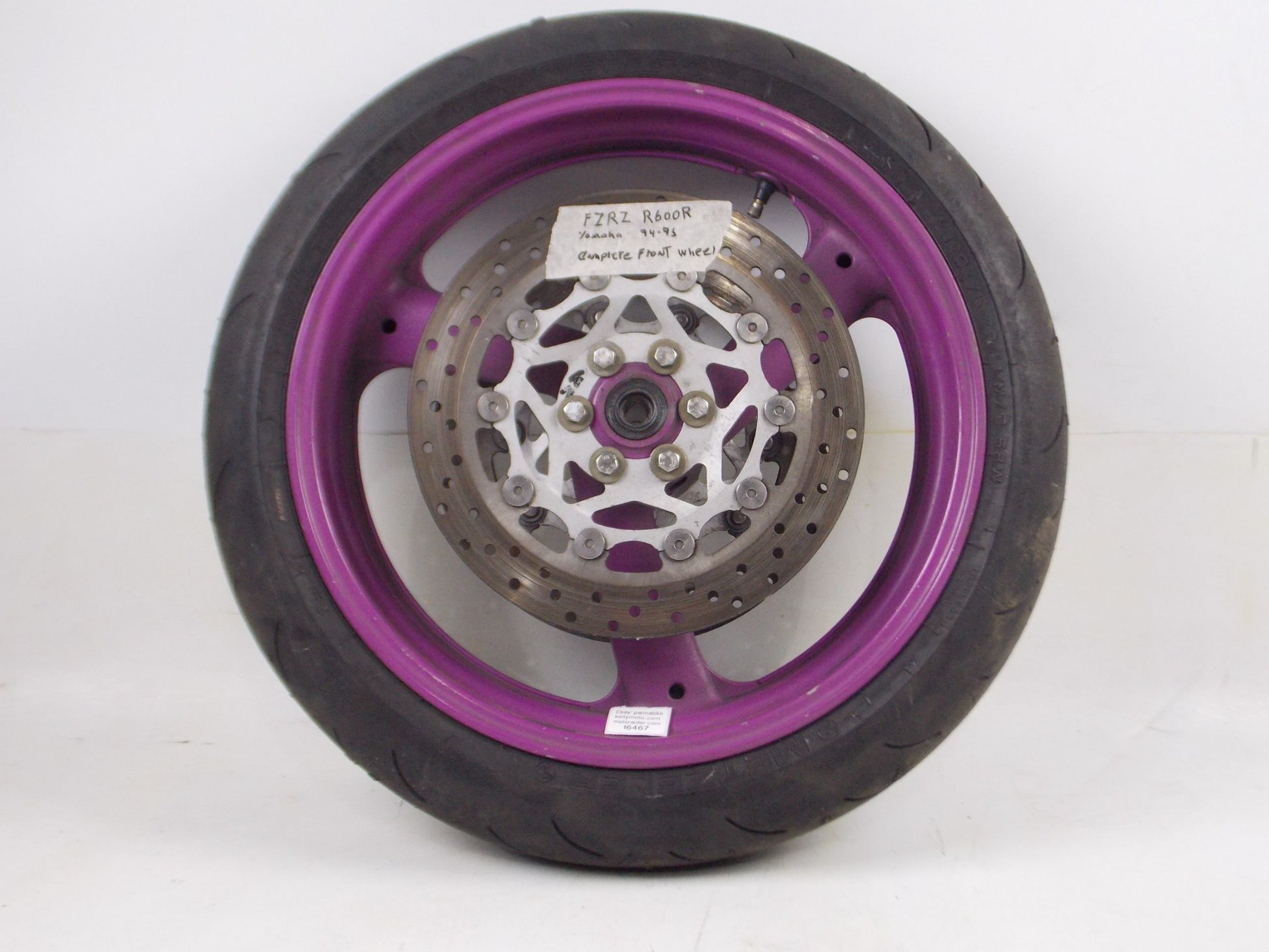 1994-1995 FZR 600R YAMAHA 17" FRONT WHEEL ALLOY DISC BRAKE ROTORS VINTAGE JAPAN - MotoRaider