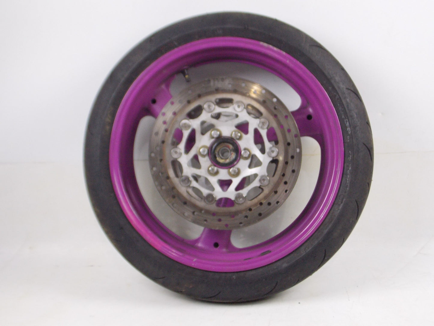 1994-1995 FZR 600R YAMAHA 17" FRONT WHEEL ALLOY DISC BRAKE ROTORS VINTAGE JAPAN - MotoRaider