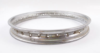 TAKASAGO CHROME STEEL WHEEL RIM 1.40x16 3L 203 36 SPOKES YAMAHA SUZUKI KAWASAKI - MotoRaider