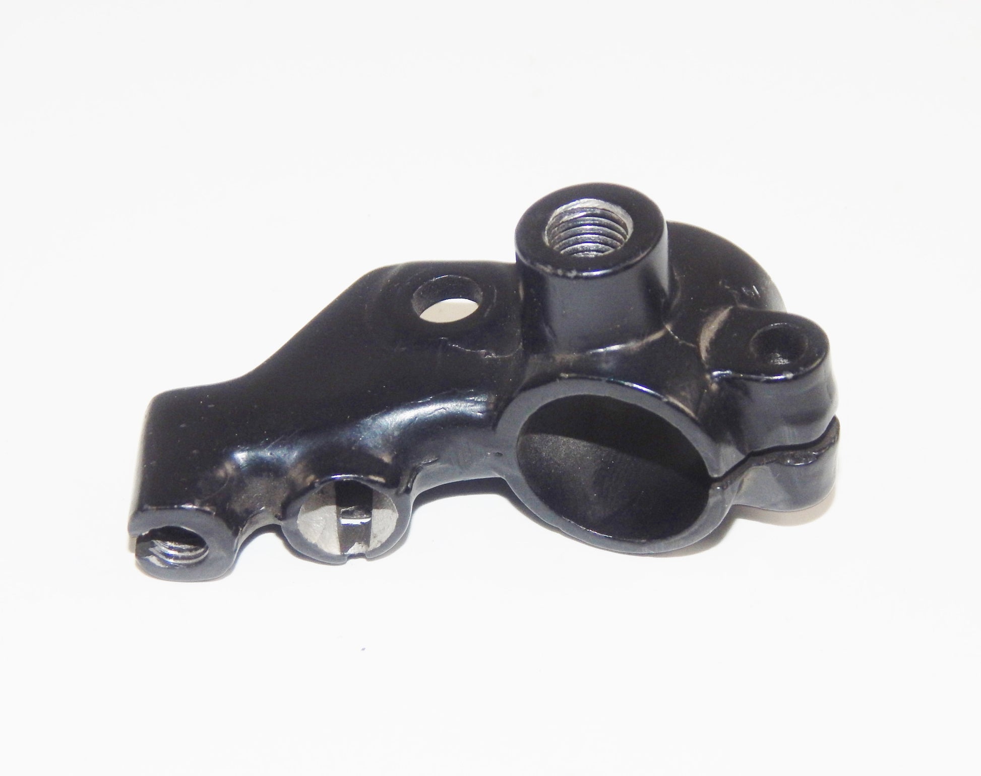 RIGHT FRONT BRAKE LEVER PERCH W/MIRROR MOUNT YAMAHA HONDA KAWASAKI CAGIVA DUCATI - MotoRaider