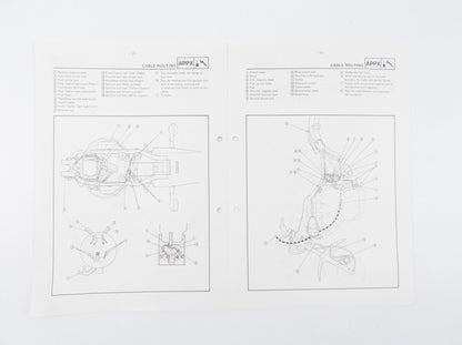 OEM 1989 YAMAHA XV535 SERVICE INFORMATION BOOKLET MANUAL 2YL-SE2 - MotoRaider