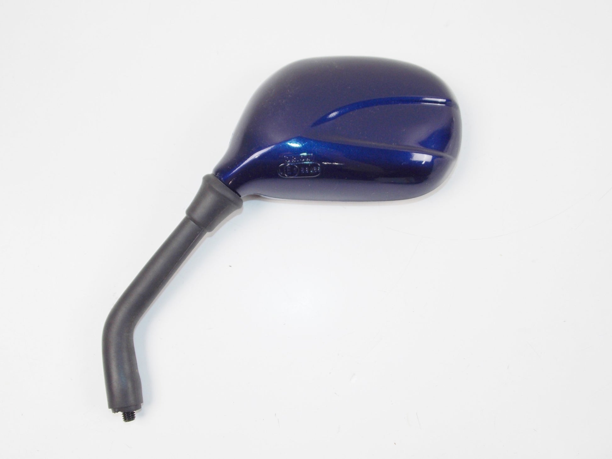 NOS OEM MALAGUTI F18 LEFT SIDE REAR VIEW MIRROR BLUE 088.034.84 | 08803484 - MotoRaider
