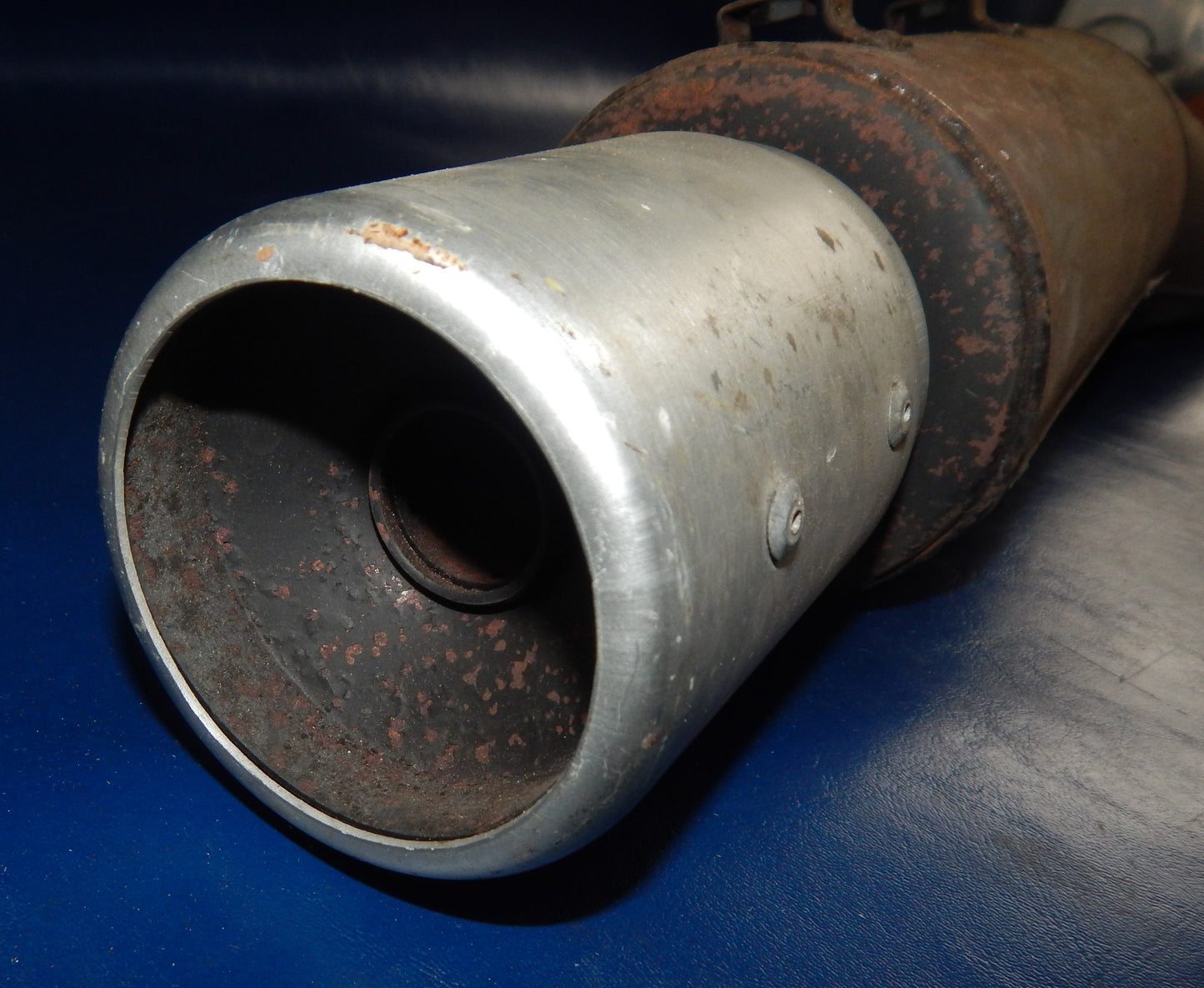 1990's YAMAHA XT600 MARVING MUFFLER EXHAUST PIPE VINTAGE AAA-11 THUMPER - MotoRaider
