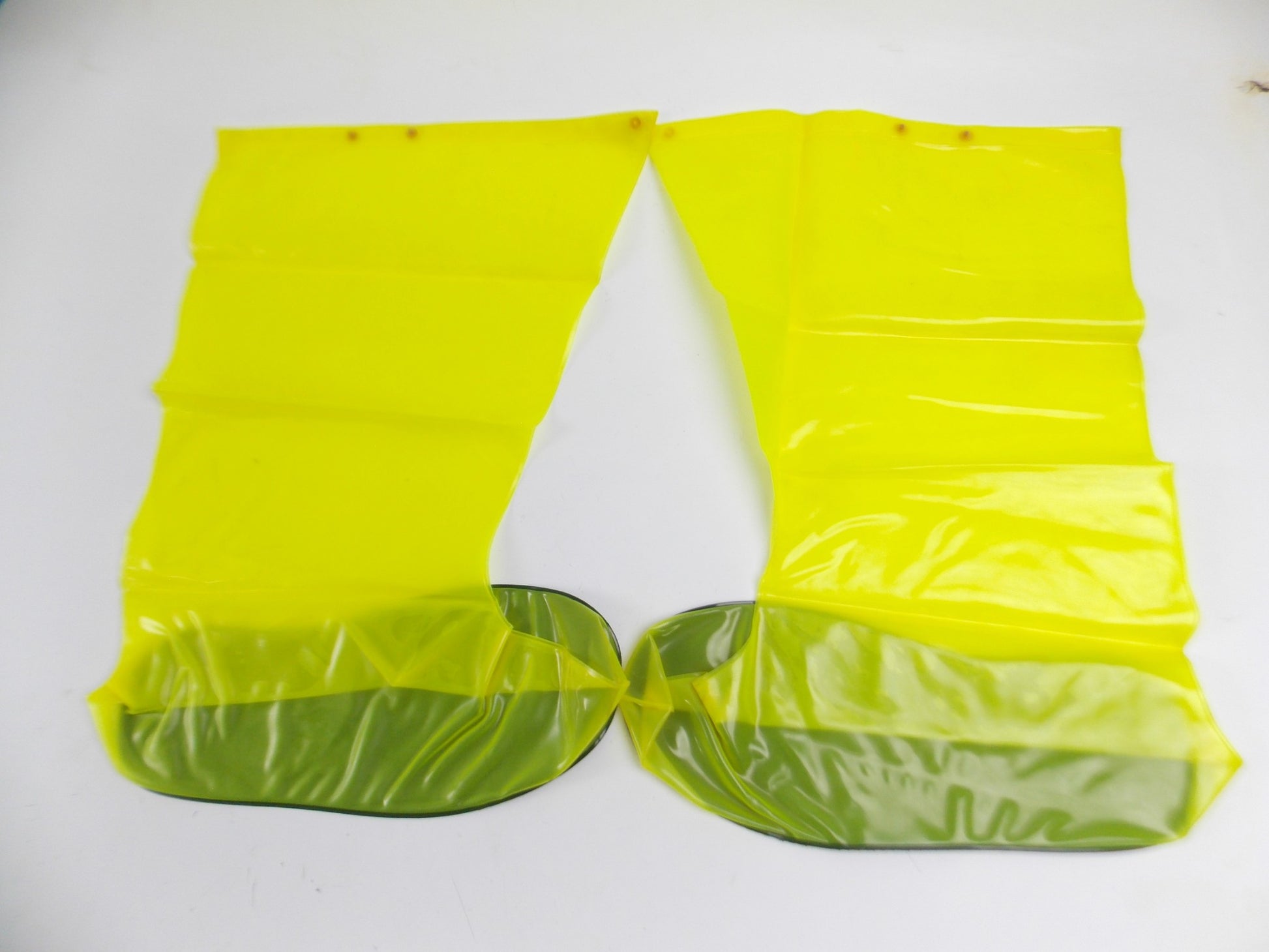LIGHT OVER SHOES RAIN BOOT COVER YELLOW  SIZE=12"1/2 WIDTH=13 MOTORCYCLE RIDING - MotoRaider