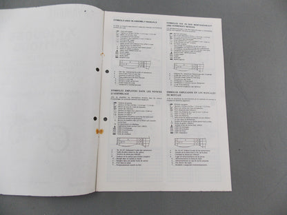 YAMAHA 1986 XV1000SE/XV1100S ASSEMBLY MANUAL ENGLISH ITALIAN GERMAN 2AE-28107-W0 - MotoRaider