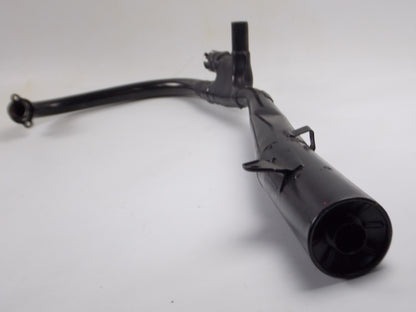 NOS OEM SUZUKI 1984-1987 GSX500E LEFT HAND EXHAUST MUFFLER PIPE # 14306-43402 - MotoRaider
