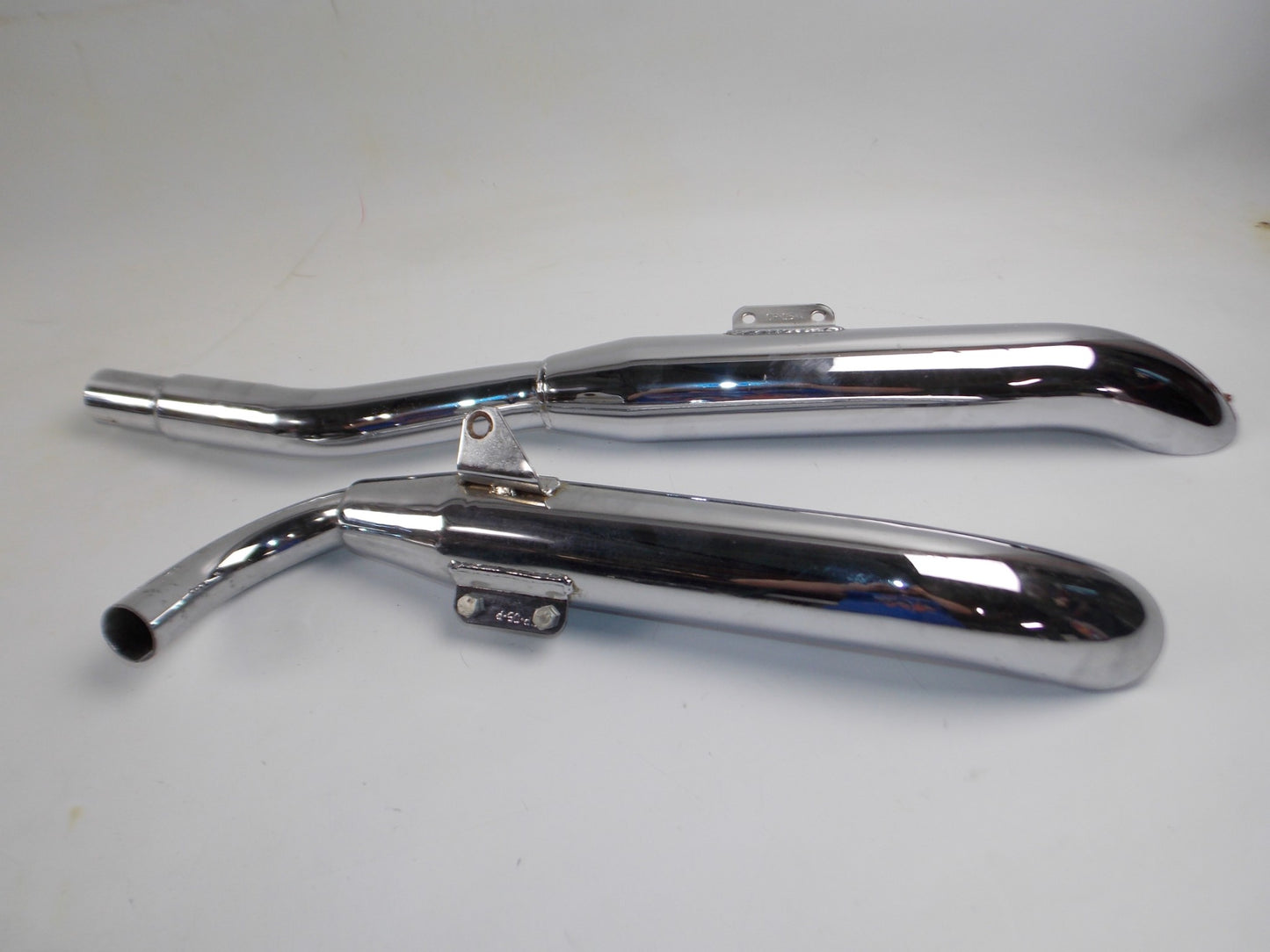 MACH CHROME EXHAUST MUFFLER FULL SYSTEM YAMAHA XV535 VIRAGO CHOPPER - MotoRaider