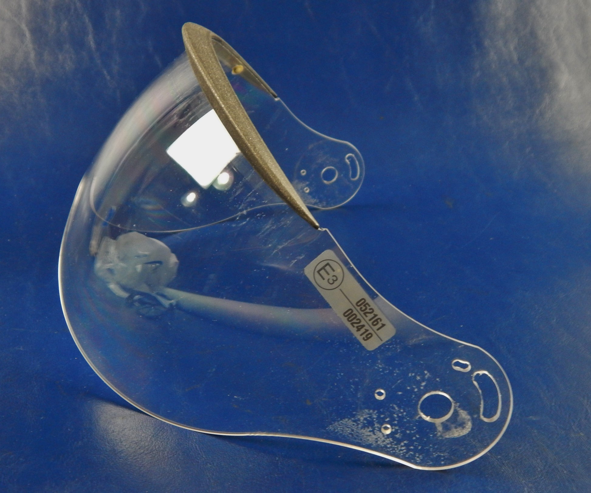 MOTORCYCLE HELMET OPEN FACE VISOR SHIELD SCREEN CLEAR JEBS ITALY 052161 - MotoRaider