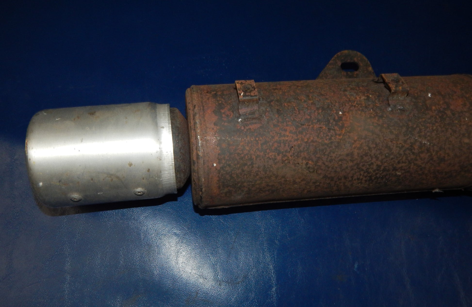 1990's YAMAHA XT600 MARVING MUFFLER EXHAUST PIPE VINTAGE AAA-11 THUMPER - MotoRaider