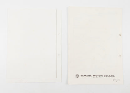 OEM 1989 YAMAHA XV535 SERVICE INFORMATION BOOKLET MANUAL 2YL-SE2 - MotoRaider