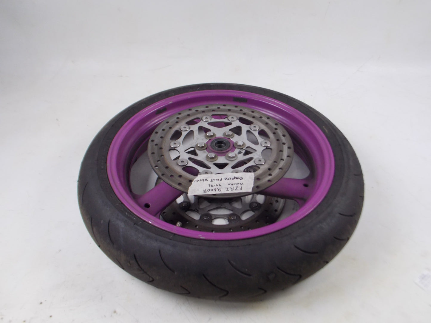 1994-1995 FZR 600R YAMAHA 17" FRONT WHEEL ALLOY DISC BRAKE ROTORS VINTAGE JAPAN - MotoRaider