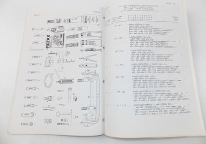 1994 APRILIA PEGASO 650 EDITION III ENGINE 655E ENDURO SPARE PARTS CATALOG BOOK - MotoRaider