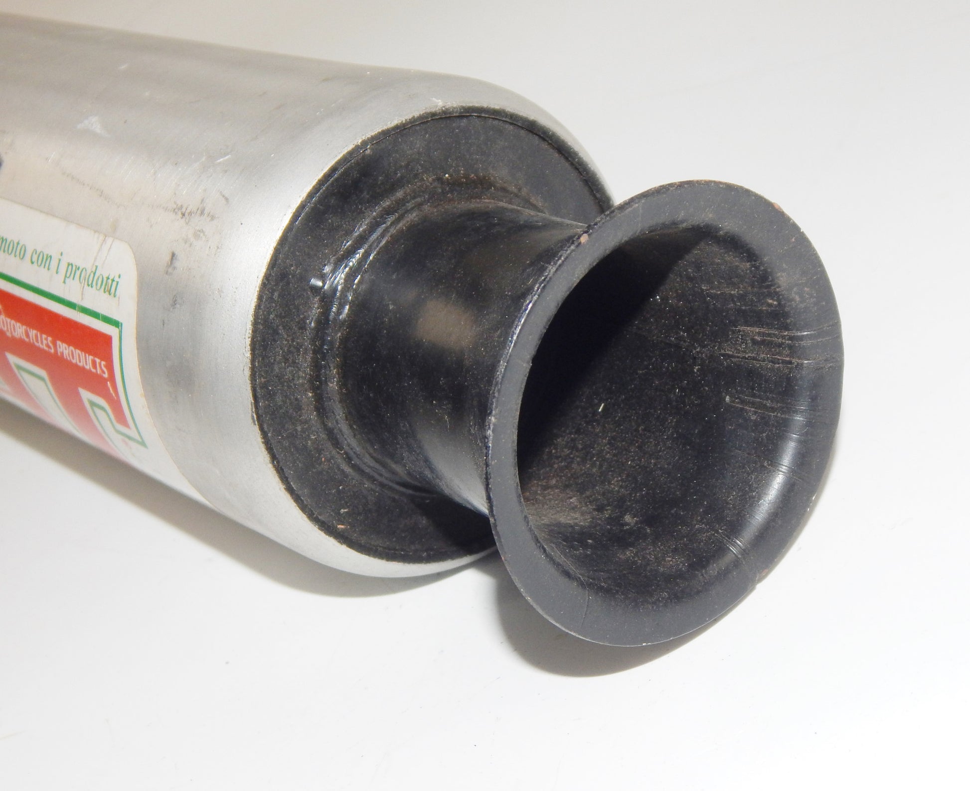 PAT MOTORCYCLE RACING MUFFLER SILENCER EXHAUST PIPE VINTAGE DUCATI YAMAHA CAGIVA - MotoRaider