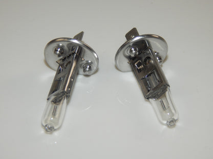 2 OSRAM H1 64150 HALOGEN HEADLIGHT BULB 12 VOLT 55W P14,5S MOTORCYCLE AUTOMOTIVE - MotoRaider