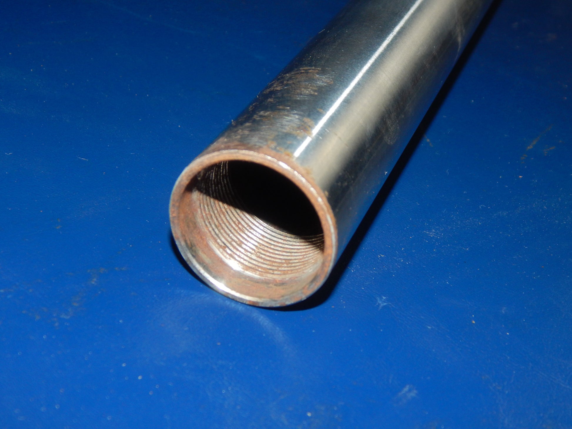 35mm FRONT FORK SUSPENSION TUBE STANCHION L=611mm VINTAGE MOTORCYCLE CAGIVA BETA - MotoRaider