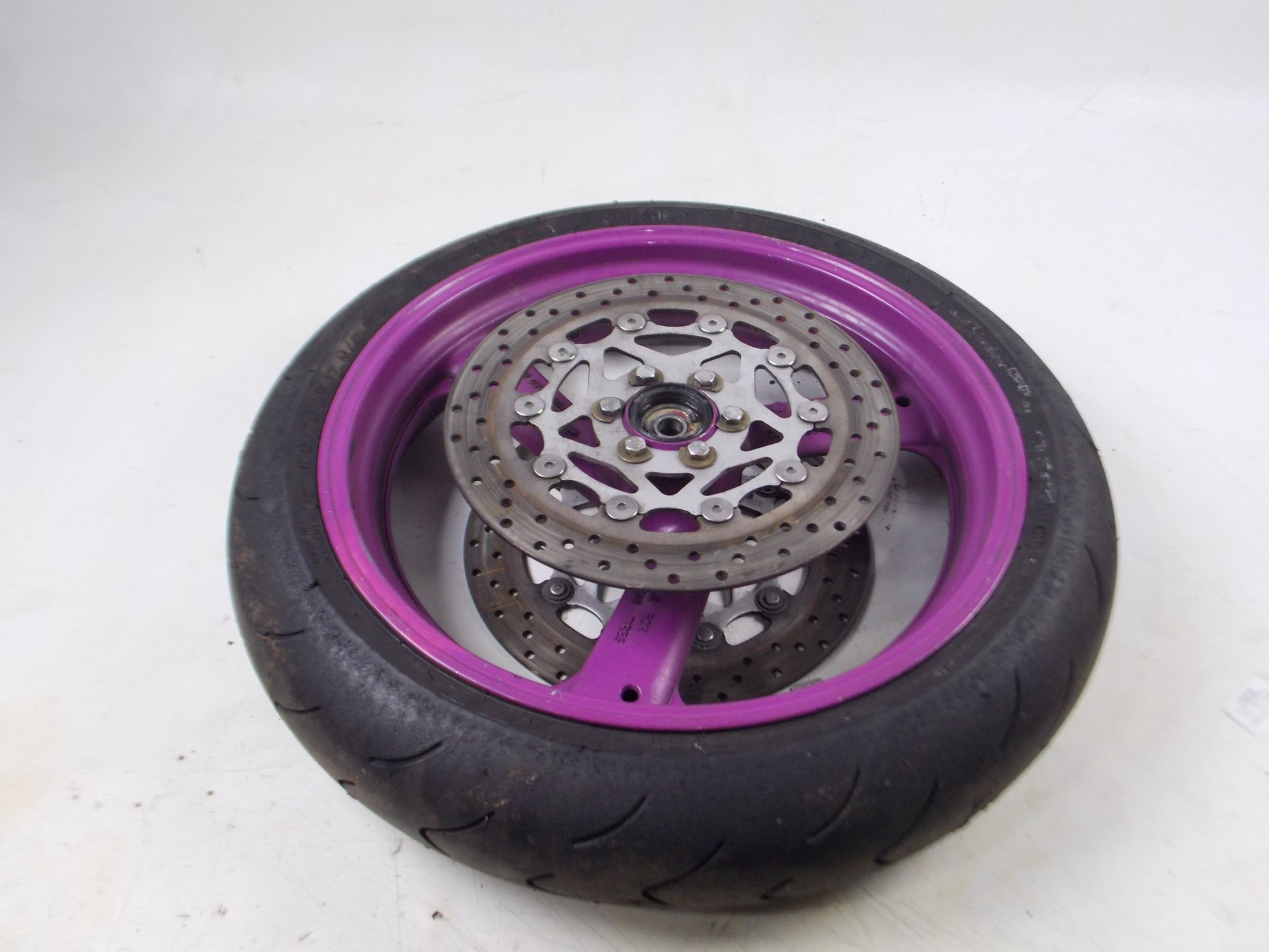 1994-1995 FZR 600R YAMAHA 17" FRONT WHEEL ALLOY DISC BRAKE ROTORS VINTAGE JAPAN - MotoRaider