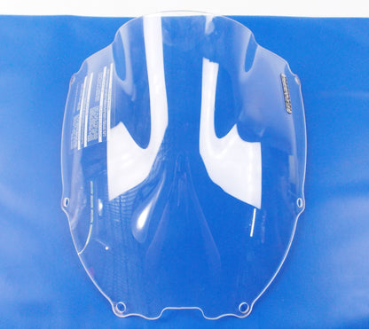 NOS F.FABBRI DOUBLE BUBBLE H027 CLEAR WINDSHIELD WIND SCREEN HONDA VTR SPI 1000 - MotoRaider