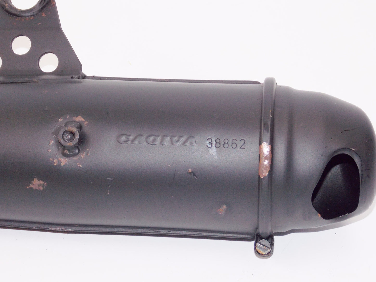 NOS OEM CAGIVA ALETTA ROSSA 125 ELEFANT 125 EXHAUST MUFFLER SILENCER 39399 - MotoRaider