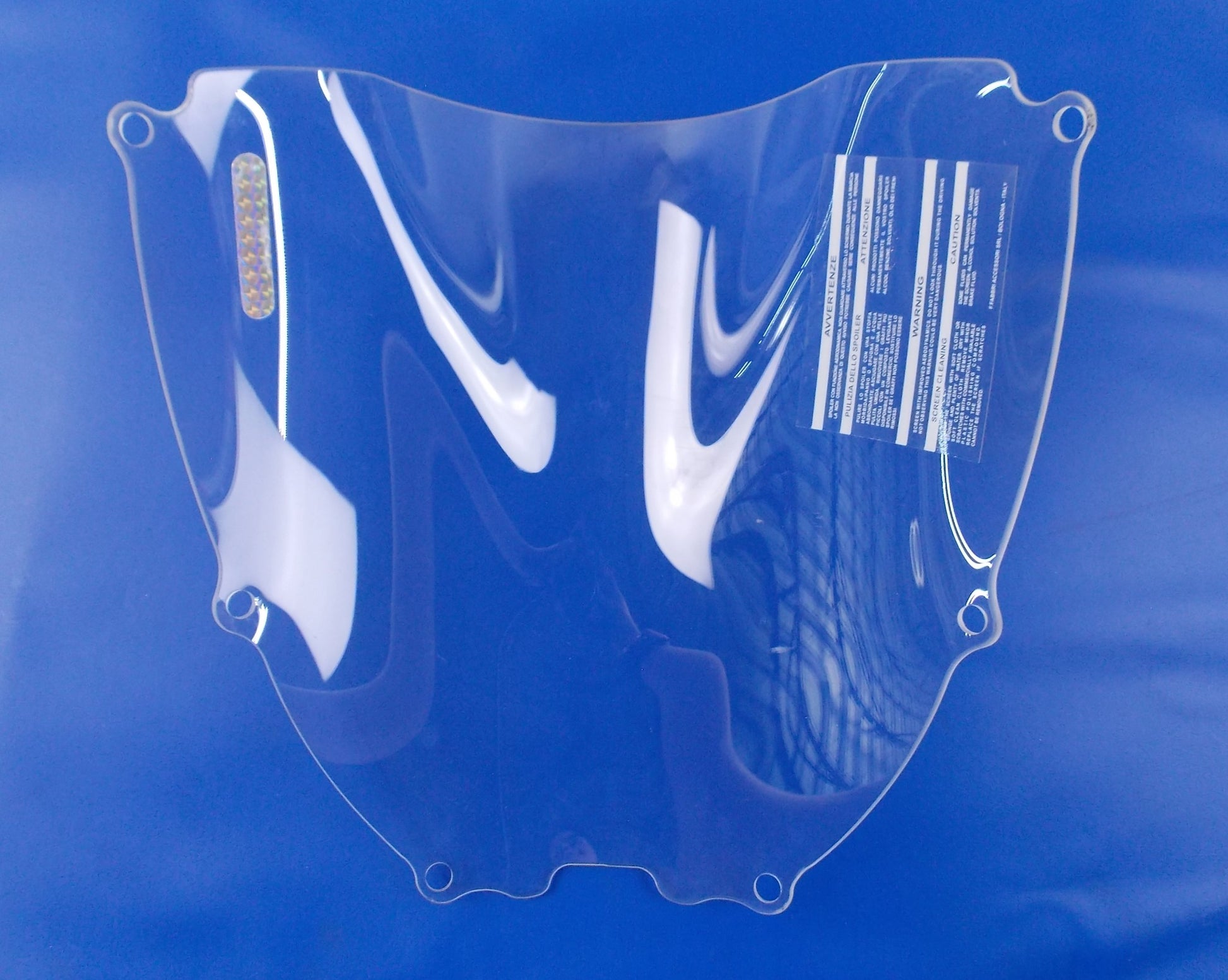 NOS F.FABBRI DOUBLE BUBBLE H027 CLEAR WINDSHIELD WIND SCREEN HONDA VTR SPI 1000 - MotoRaider