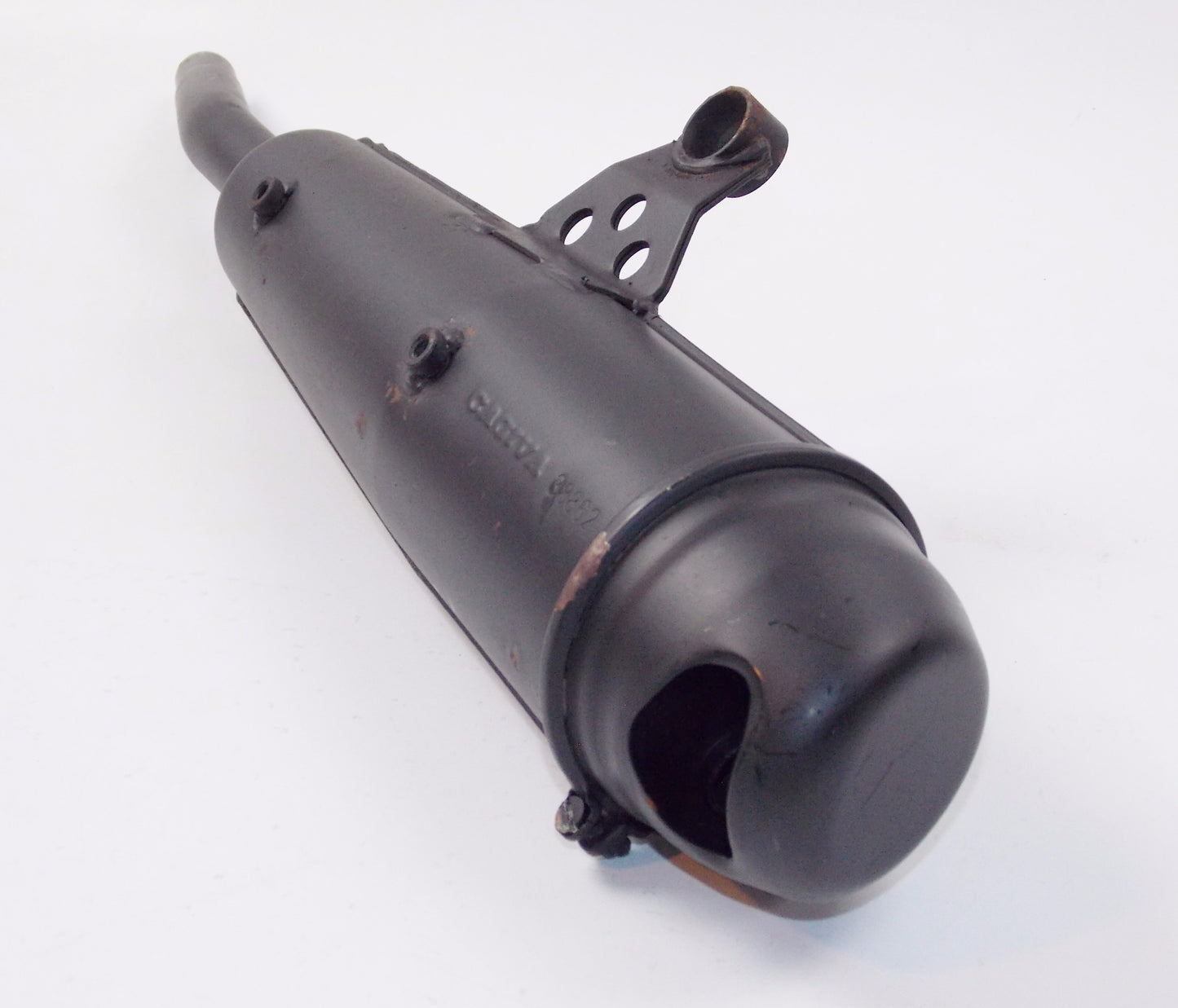 NOS OEM CAGIVA ALETTA ROSSA 125 ELEFANT 125 EXHAUST MUFFLER SILENCER 39399 - MotoRaider