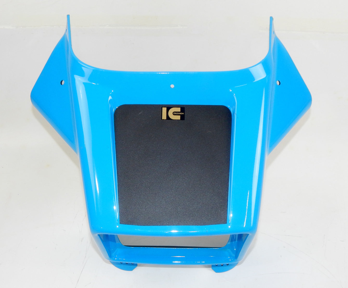 IC ITALCASCHI FIBERGLASS FAIRING COWLING BLUE SUZUKI DR 600 18x15" VINTAGE ITALY - MotoRaider
